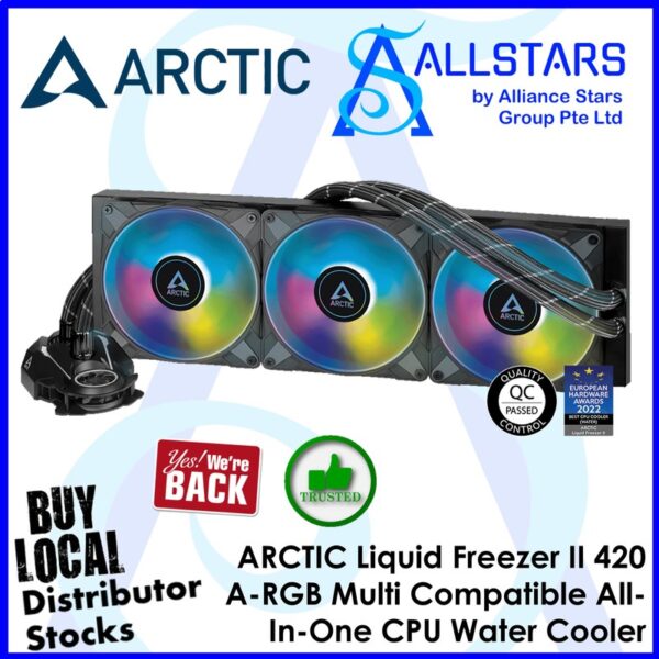 ARCTIC Liquid Freezer II 420 A-RGB CPU Cooler – ACFRE00109A
