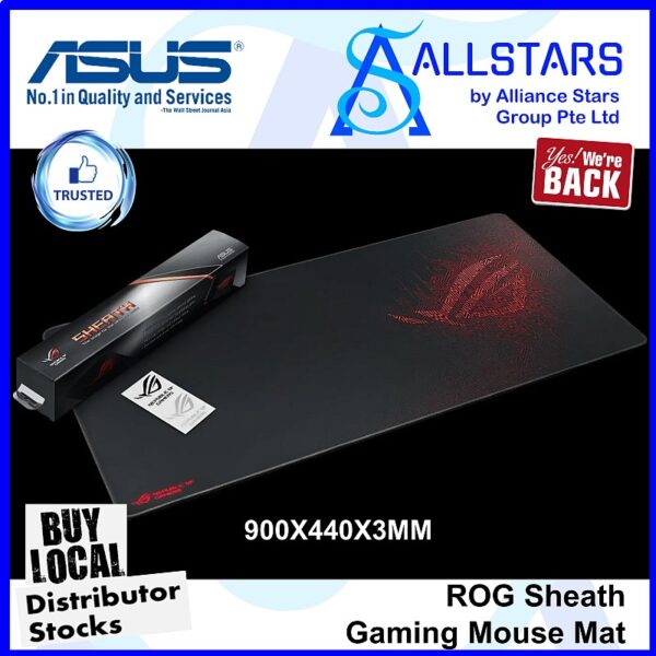 ASUS ROG Sheath Gaming Mouse Mat / 900X440X3MM –  ZA01-1A