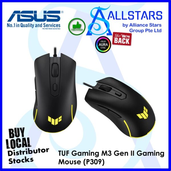 ASUS TUF Gaming M3 Gen II Gaming Mouse – P309