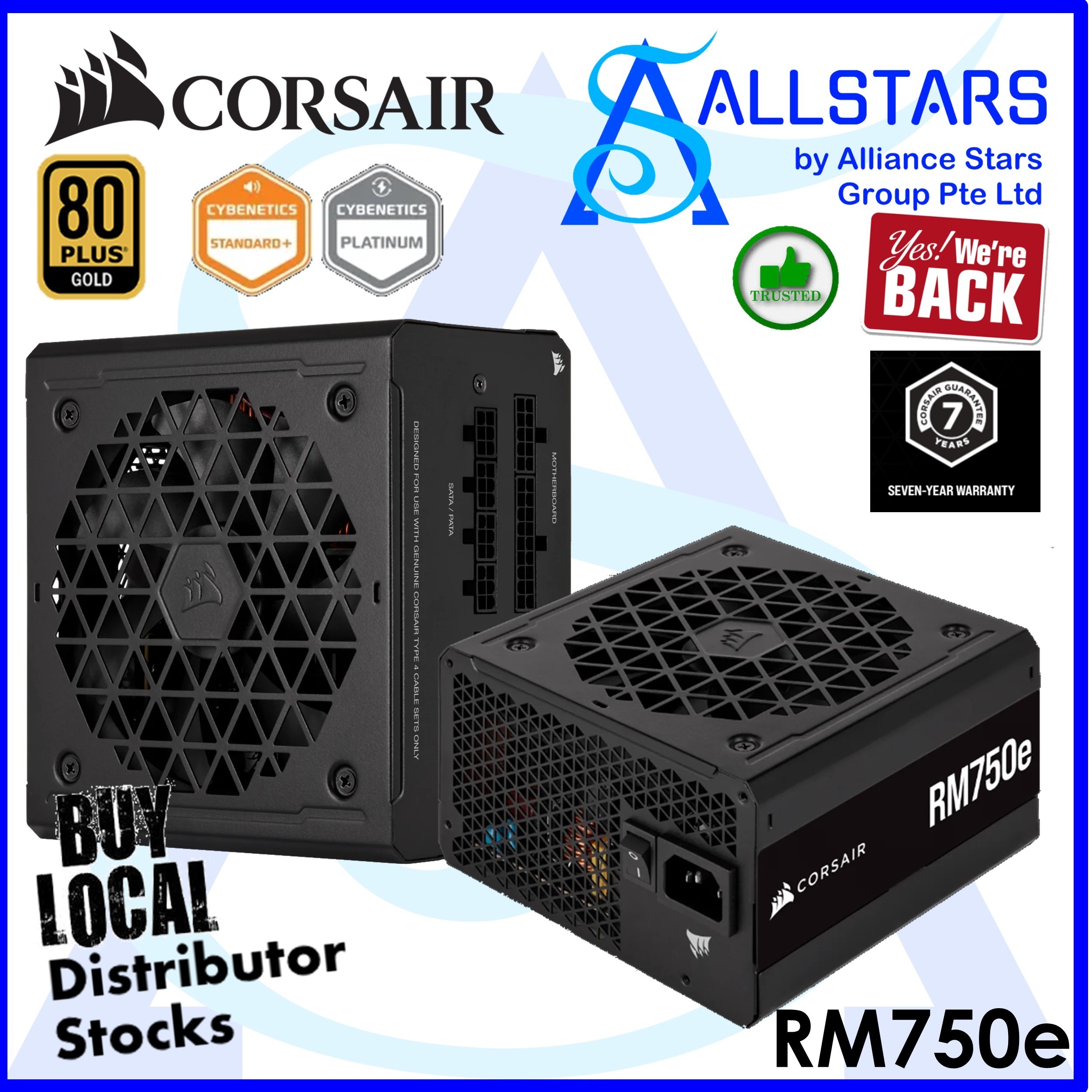 ALLSTARS - ESHOP  CORSAIR RMe RM750e Fully Modular ATX Power