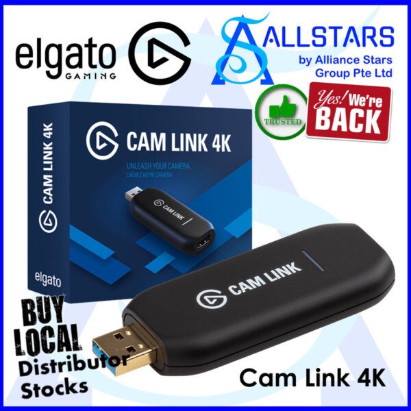 ELGATO Cam Link 4K / CS-10GAM9901 (Local Warranty with Convergent)