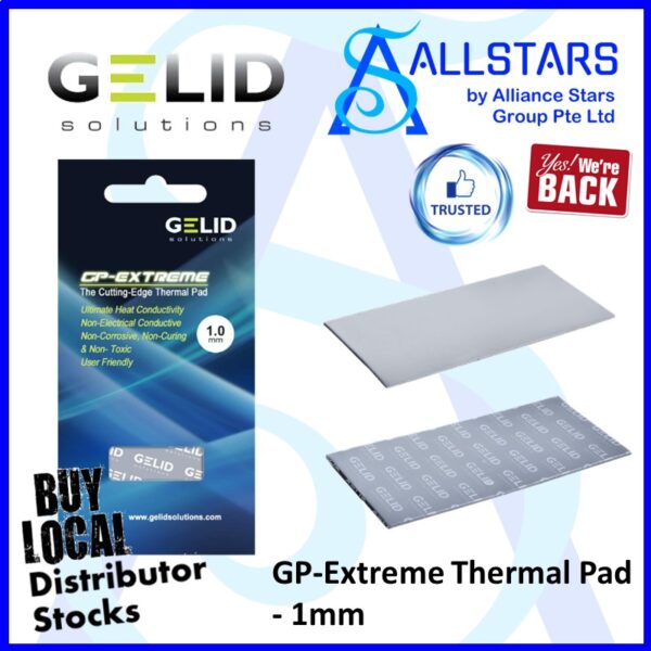 GELID GP-Extreme Thermal Pad (Thickness : 1mm / 80x40mm / TP-GP01-B)