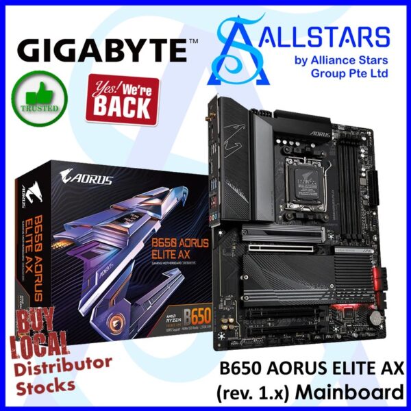 Gigabyte B650 AORUS Elite AX AMD AM5 Mainboard