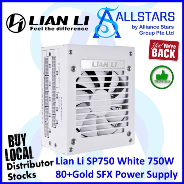 Lian Li SP750 White 750W 80+Gold SFX Power Supply