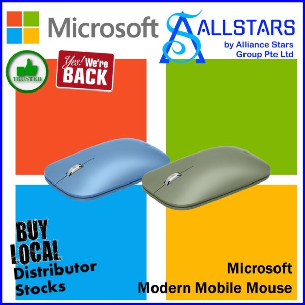 Microsoft Modern Mobile Mouse Bluetooth – Forest : KTF-00093