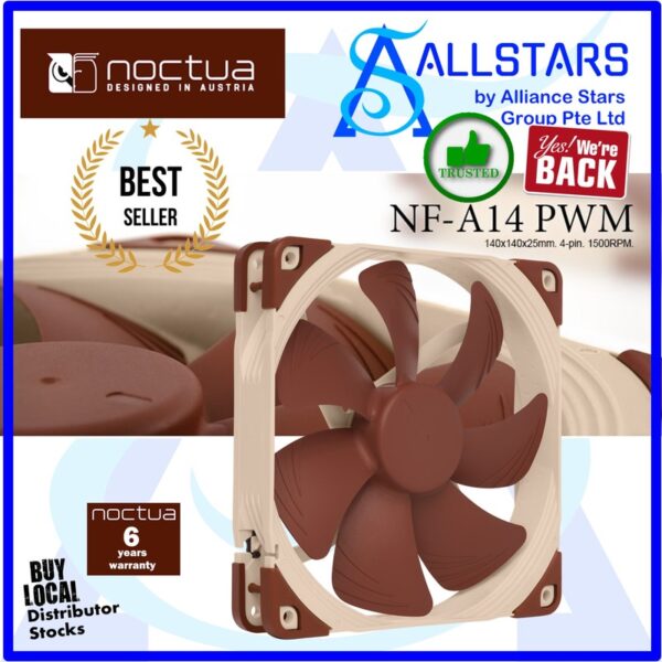 Noctua NF-A14 PWM 140mm Premium Fan