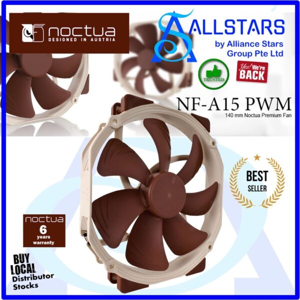 NOCTUA NF-A15 PWM 150mm Premium Fan – NF-A15 PWM