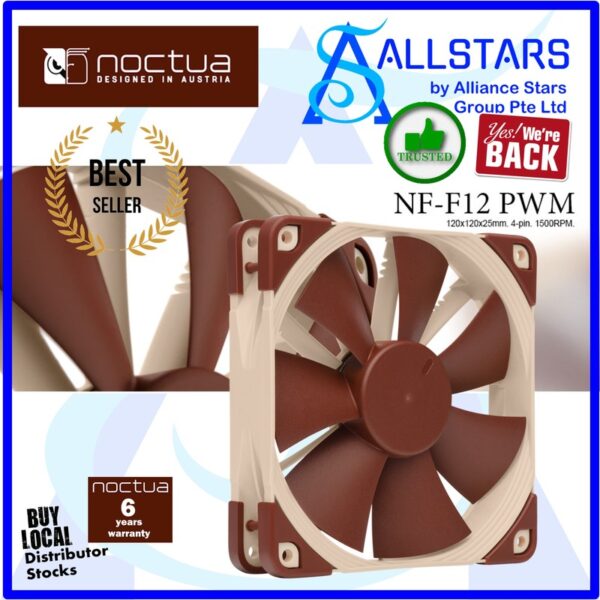 Noctua NF-F12 PWM 120mm Premium Fan