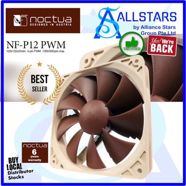 Noctua NF-P12 PWM 120mm Premium Fan