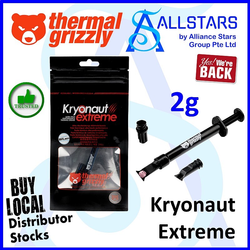 Thermal Grizzly Pâte Thermique Kryonaut 1g 
