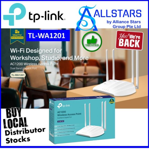 TP-Link TL-WA1201 AC1200 Dual Band WI-Fi Wireless Access Point
