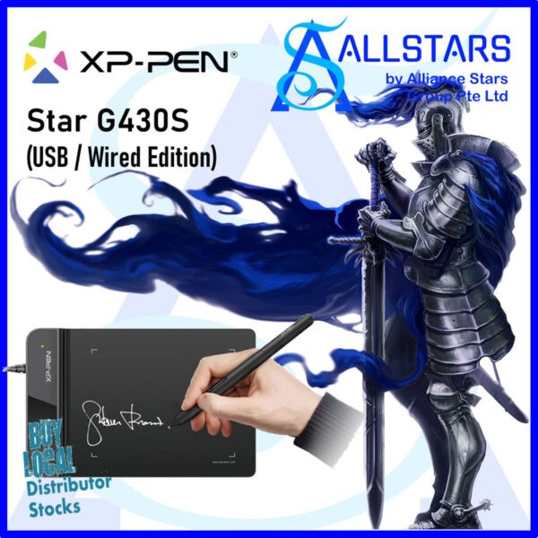 XP-PEN Star G430S (4×3 inch) Drawing Tablet (Warranty 1year with Avertek)