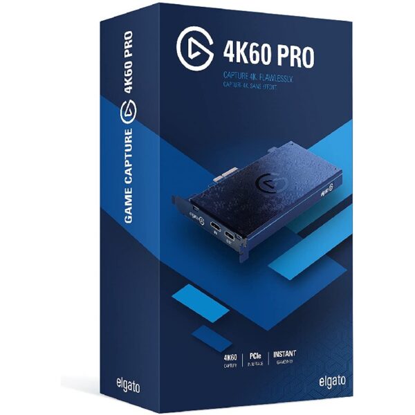 ELGATO 4K60 PRO Capture 4K HDR PCIE Game Capture (4K60 HDR/240Hz PassThrough) (Warranty 2years with Local Distributor Convergent)