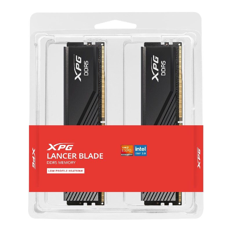 ADATA Lancer Blade 32GB (2x16GB) DDR5 6000MHz CL36 Gaming RAM Kit – AD 6004 / AX5U6000C3616G-DTLABBK