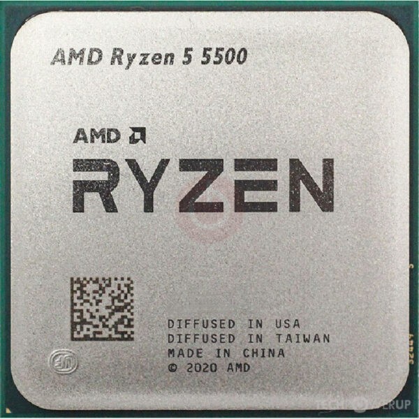 AMD Ryzen 5 5500 AM4 Box Processor (Core 6 / Thread 12 / Base Clock 3.6GHz, Max Boost 4.2GHz / L3 Cache 16MB / PCIE 3.0)