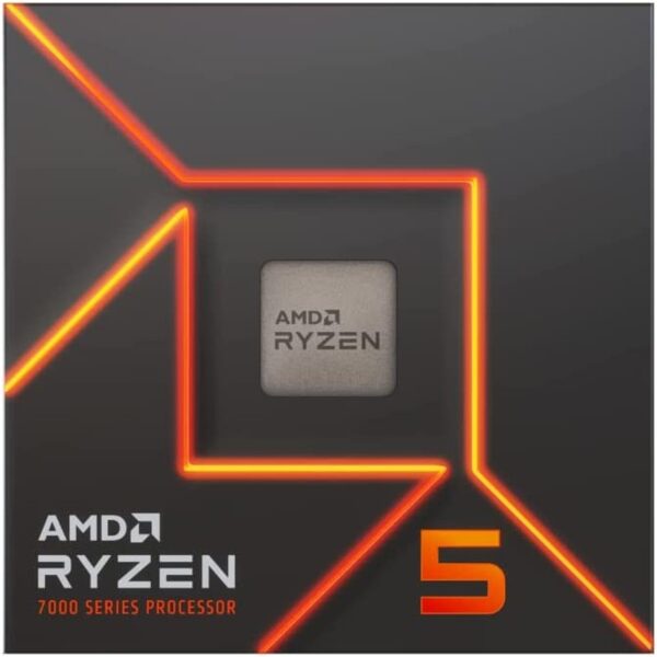 AMD Ryzen 5 7600 AM5 Box Processor (Core 6, Thread 12, Base Clock 3.8GHz, Max Boost 5.1GHz with Radeon Graphics) (Warranty 3years with AMD SG Local Distributor as per sticker on the box)