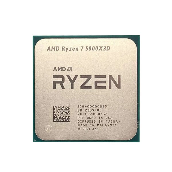 AMD Ryzen 7 5800X3D AM4 Box Processor (Core 8 / Thread 16, Base Clock 3.4GHz, Max Boost Clock 4.5GHz. 100MB Cache) (Warranty 3years with AMD SG Distributor)