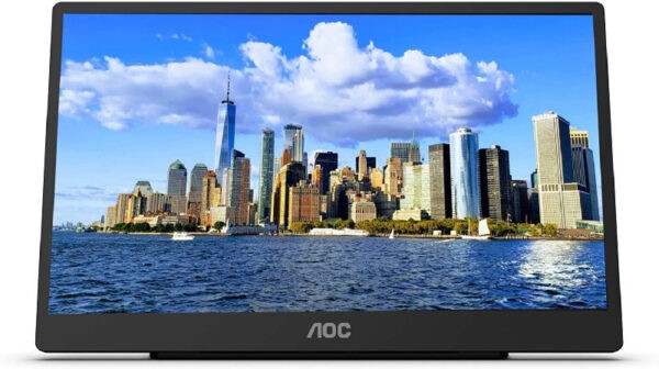 AOC 16T2 15.6″ Full HD / IPS / 10Point Touch USB Type-C Portable Monitor / Micro HDMI / Built-in-Battery (Warranty 3Years with AOC)