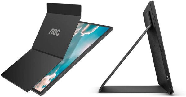 AOC 16T2 15.6″ Full HD / IPS / 10Point Touch USB Type-C Portable Monitor / Micro HDMI / Built-in-Battery (Warranty 3Years with AOC)