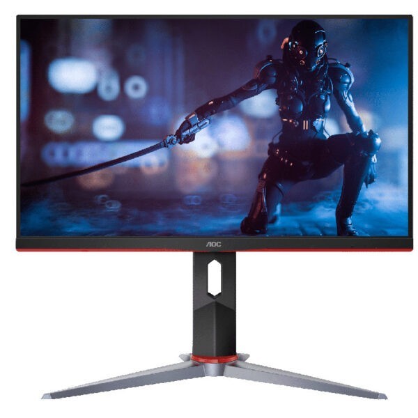 AOC 24G2Z 23.8 inch 240Hz Gaming Monitor / IPS, Adaptive Sync, 0.5ms, HDR Mode, HDMI 2.0 x 2, DisplayPort 1.2 x 1, Headphone Out, Height Adjustable, VESA Mount compatible 100x100mm (Warranty 3years on-site AOC SG)