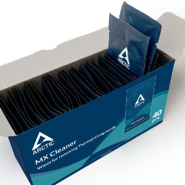 Arctic MX Cleaner Wipes for removing thermal compounds