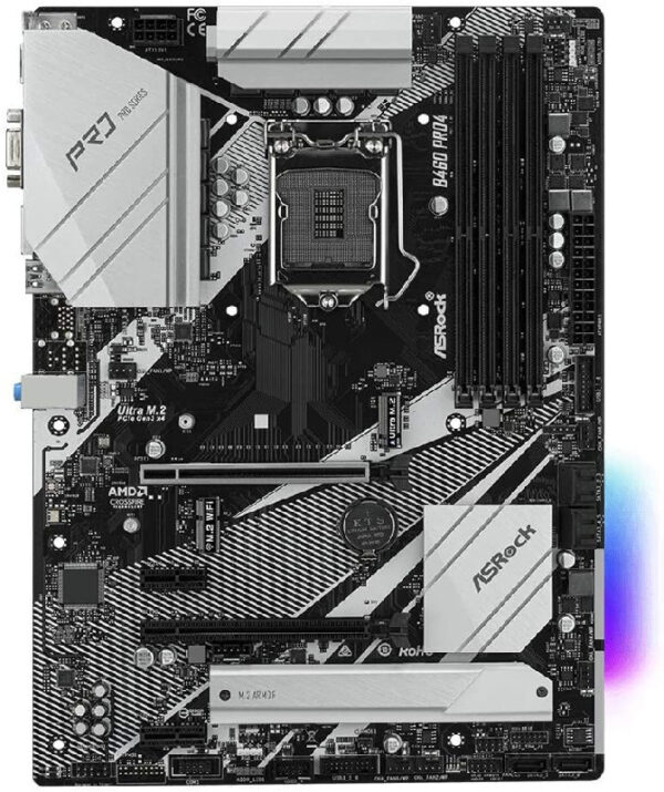 ASROCK B460-Pro4 Intel B460 LGA1200 Mainboard (Warranty 3years with TechDynamic)