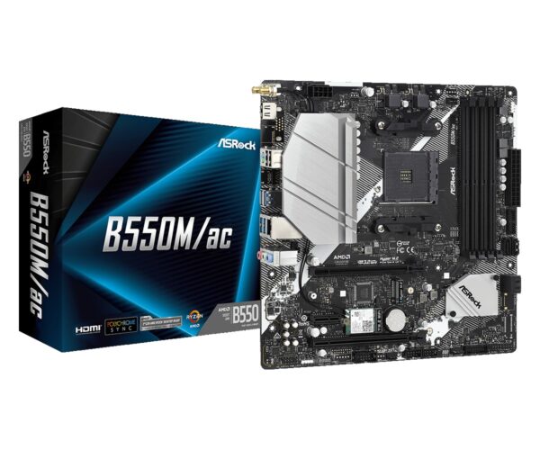 ASROCK B550M/ac AMD AM4 Mainboard