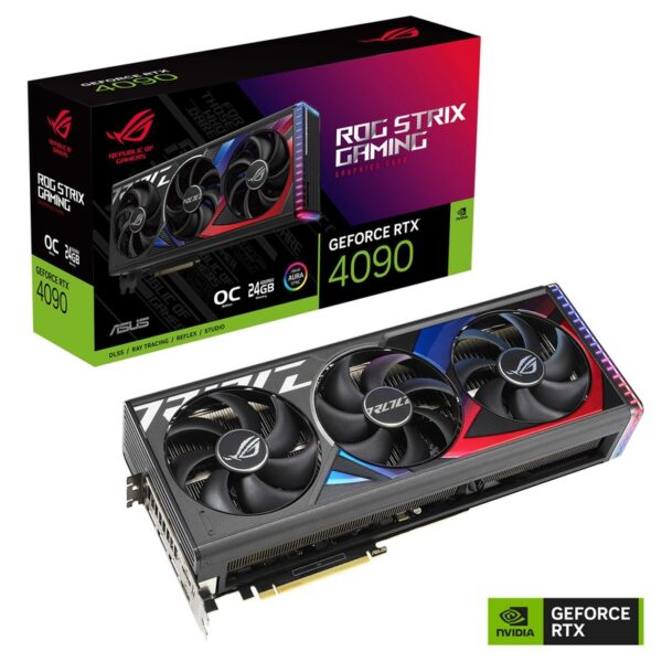 ASUS ROG Strix Geforce RTX 4090 OC 24GB Gaming Graphics Card – ROG-STRIX-RTX4090-O24G-GAMING (Warranty 3years with Local Distributor)