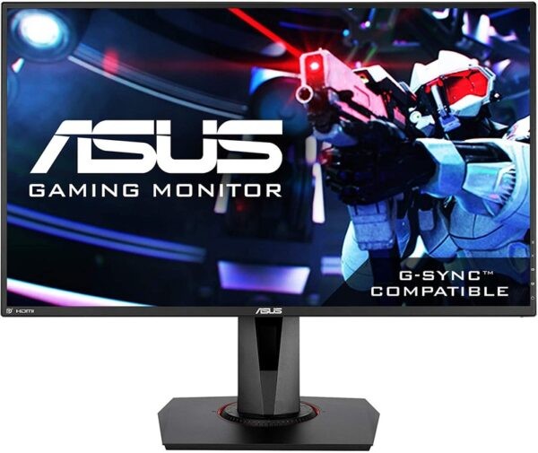 ASUS VG278Q 27 inch Gaming Monitor, Full HD, 1ms, 144Hz, G-SYNC Compatible, Adaptive-Sync (Warranty 3years with Asus SG)