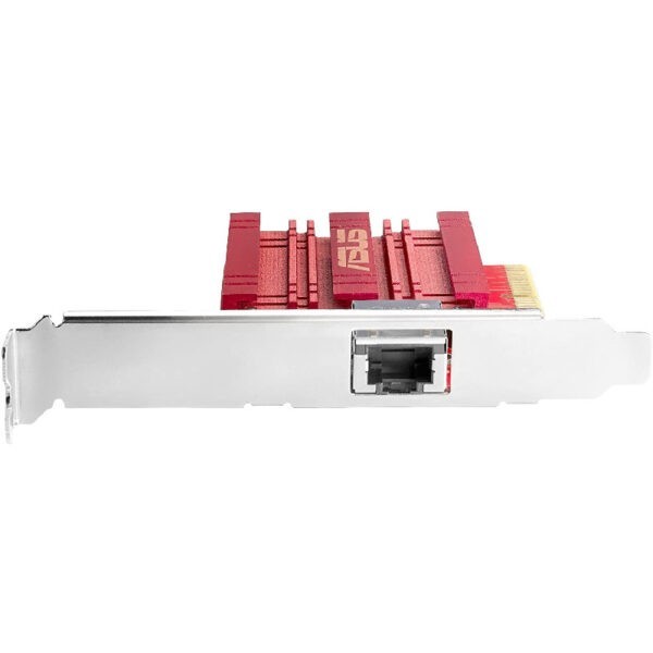 ASUS XG-C100C 10GBase-T PCIe Network Adapter with backward compatibility of 5/2.5/1G and 100Mbps / RJ45 port and built-in QoS