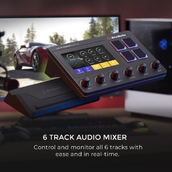 AVERMEDIA Live Streamer NEXUS AX310 Audio Mixer / Creators Control Center (Warranty 1year with Local Distributor AVERTEK)