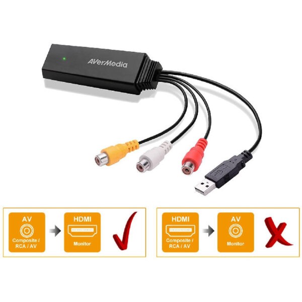 AVERMEDIA ET111 AV TO HDMI VIDEO CONVERTER (Warranty 1YR W/AVERTEK)