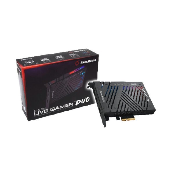 AVERMEDIA GC570D Live Gamer Duo (Dual 10870P Uncompressed Video Capture Card) / PCI Express Gen2x4 (Warranty 1year with Avertek)