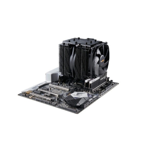 be Quiet! Dark Rock Pro 4 CPU Cooler (7 high performance copper heatpipe / Silent Wings 3 120mm PWM front fan / Silent Wing 135mm PWM center fan / TDP 250W) – BK022 (Warranty 3years with Local Distributor TechDynamic)