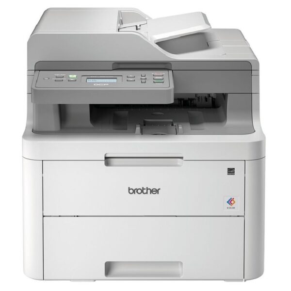 Brother DCP-L3551CDW Colour LED Multi-Function Centre with Wireless & Network Connectivity, Automatic 2-sided Colour Print, ADF – Multi-page Scan & Copy, High Productivity with Fast Print Speeds, Wi-Fi Direct, Mobile & USB Print (Warranty 3years on-site by Brother SG)