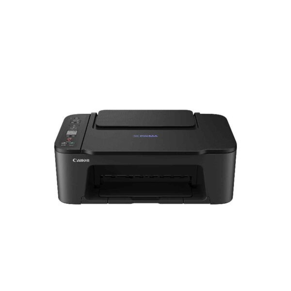 Canon Black E3470 Compact Wireless All-In-One with LCD for Low-Cost Printing (Warranty 2years Carry-in to Canon SG)