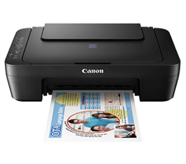 Canon PIXMA E470 (Black) Compact Wireless All-In-One for Low-Cost Printing Color Inkjet Printer (Warranty with Canon SG, register online)
