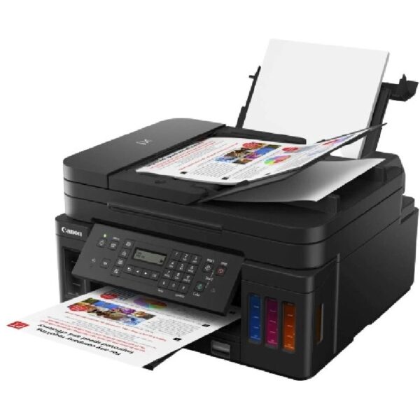 Canon PIXMA G7070 Refillable Ink Tank Wireless All-In-One with Fax for High Volume Printing (Warranty 2years carry-in to Canon SG)
