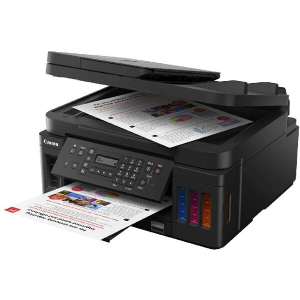 Canon PIXMA G7070 Refillable Ink Tank Wireless All-In-One with Fax for High Volume Printing (Warranty 2years carry-in to Canon SG)