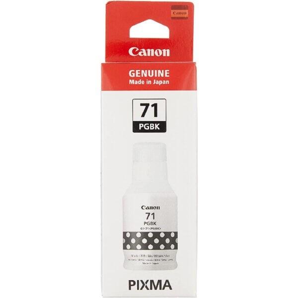 Canon GI-71PGBK Black Original Ink Cartridge (4531C001) for Canon PIXMA G2020/G3020/G2060/G3060