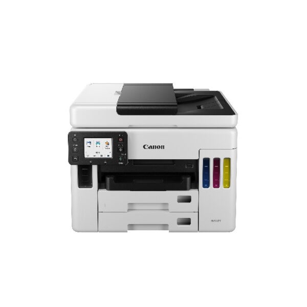 Canon Maxify GX7070 Easy Refillable Ink Tank Wireless 4-in-1 Business Printer for High Volume Document Printing (Warranty 2years on-site or 80K pages print with Canon SG)
