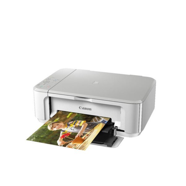 Canon MG3670 (White) Wireless Photo All-In-One with Auto Duplex Printing Color Inkjet Printer (Print / Scan Copy) (Warranty 1year on-site+2nd year carry in to Canon SG)