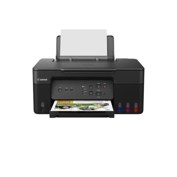 Canon PIXMA G3730 (Black) Wireless Multifunction Refillable Ink Tank Printer with Low-cost Ink Bottles (Warranty 2years carry-in or 30,000prints whichever earlier)
