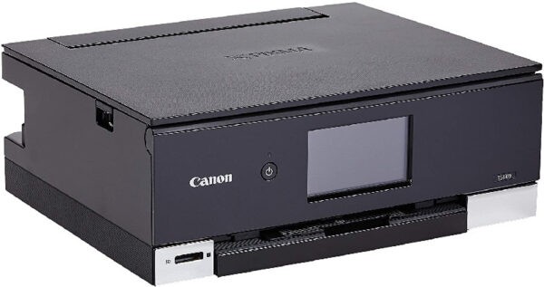 Canon Black TS8370 Wireless Photo All-In-One with Large 4.3 Touch-Screen and Auto Duplex Printing (Warranty 2year carry-in to Canon SG)