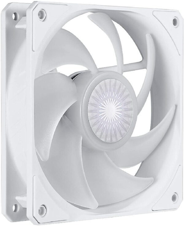 Cooler Master SickleFlow 120 (White Edition) ARGB 12cm Fan – White : MFX-B2DW-18NPA-R1 (Warranty 2years with BanLeong)
