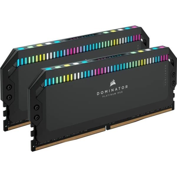 CORSAIR Dominator Platinum RGB DDR5 32GB – 2x16GB – DDR5 5600MHz CL36 RAM Kit – Black : CMT32GX5M2B5600C36