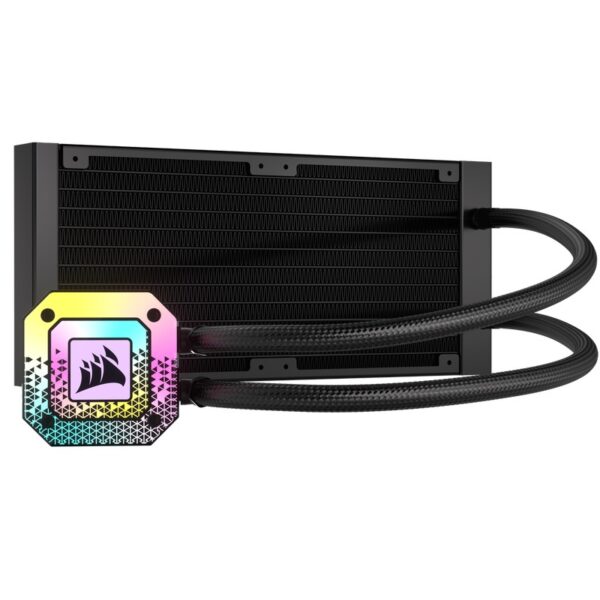 CORSAIR iCUE H100i Elite Capellix XT (Black) 240mm AIO CPU Cooler – Black : CW-9060068-WW (Warranty 5years with Convergent)