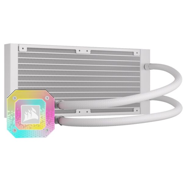 CORSAIR iCUE H100i Elite Capellix XT (White) 240mm AIO CPU Cooler – White : CW-9060072-WW (Warranty 5years with Convergent)