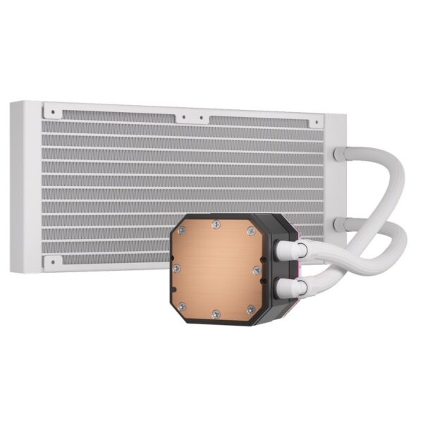 CORSAIR iCUE H100i Elite Capellix XT (White) 240mm AIO CPU Cooler – White : CW-9060072-WW (Warranty 5years with Convergent)