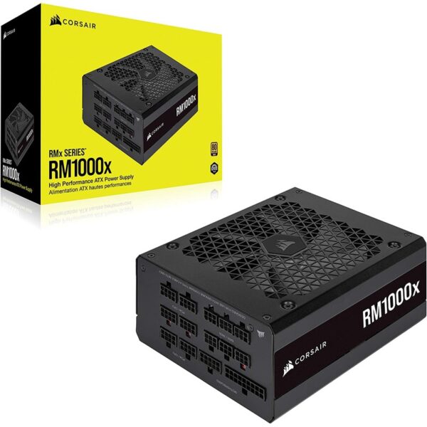 CORSAIR RM1000x (2021) 1000W 80+Gold ATX Power Supply – CP-9020201-UK (Warranty 10years with Convergent)